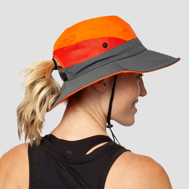 Opvouwbare UV-Beschermende Zonnehoed Verstelbaar Ademend Polyester Dames Zomerhoed Paardenstaartopening Reizen Strand Outdoor | Sansoti