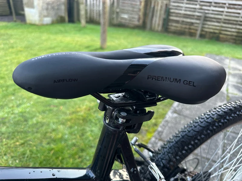 Fietszadel Royal Gel Comfort Dames Heren - Zwart - Selle Premium Unisex