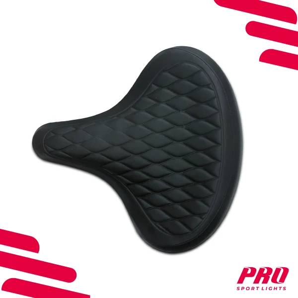 Fietszadel Unisex Selle Foamvulling Zadel Fiets Dames Heren Cruiser Royal - Zwart
