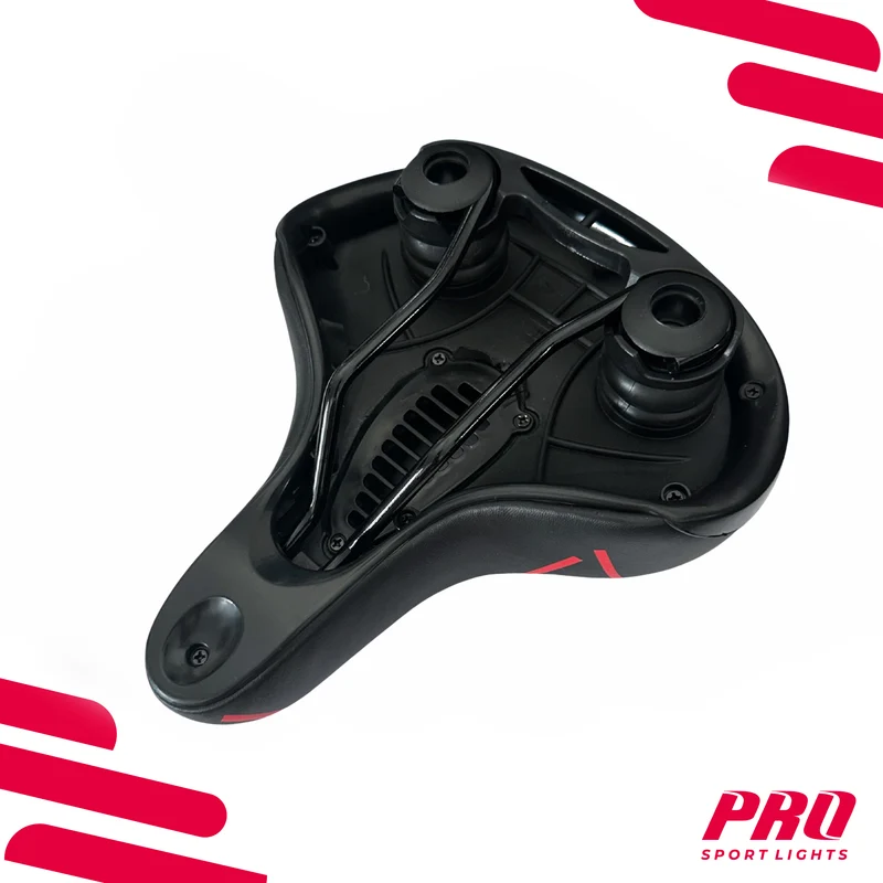 Fietszadel Unisex Selle Fiets Memory Foam Comfort Royal Zadel Dames Heren - Zwart
