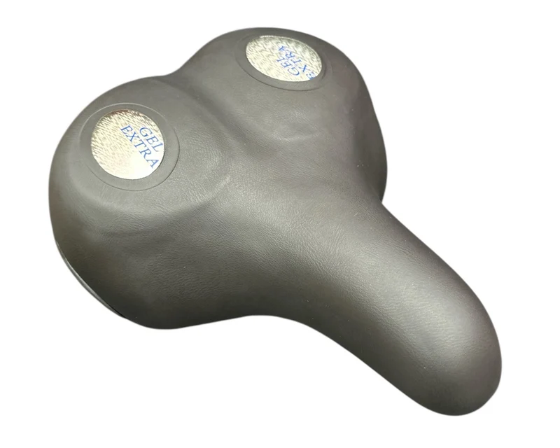 Fietszadel Dames/Heren Gelzadel Comfort Zwart
