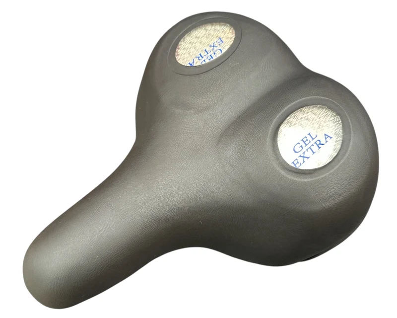 Fietszadel Dames/Heren Gelzadel Comfort Zwart