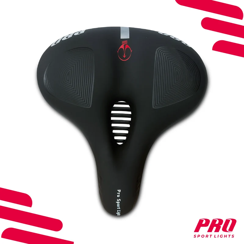 Fietszadel Dames Heren Selle Gel Premium Royal Zadel Fiets Comfort - Zwart
