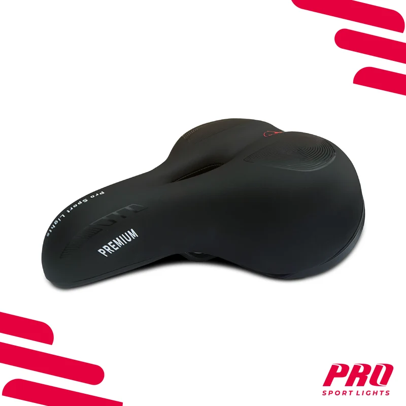 Fietszadel Dames Heren Selle Gel Premium Royal Zadel Fiets Comfort - Zwart