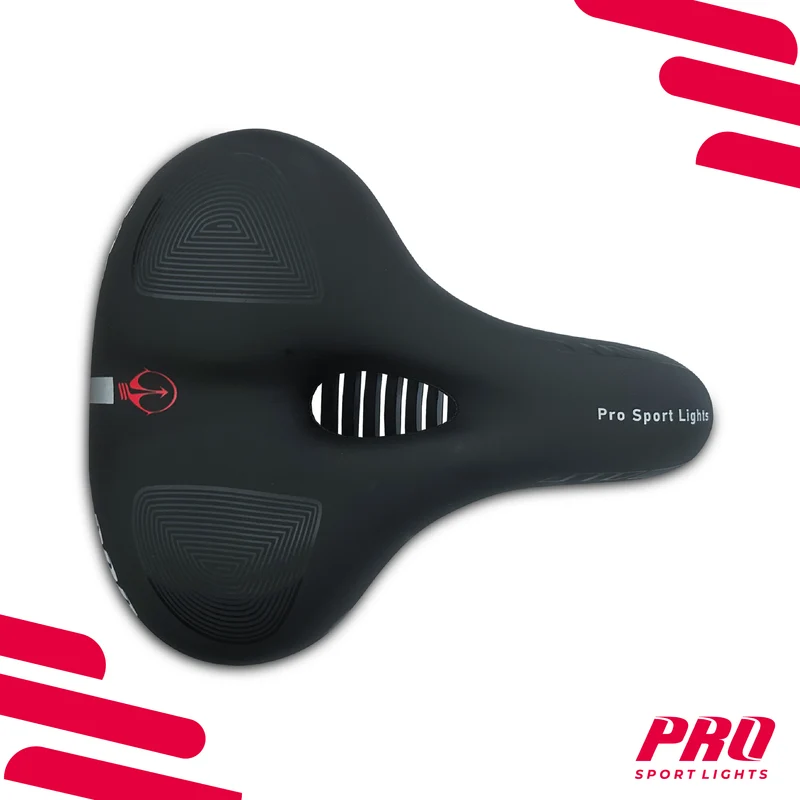 Fietszadel Dames Heren Selle Gel Premium Royal Zadel Fiets Comfort - Zwart