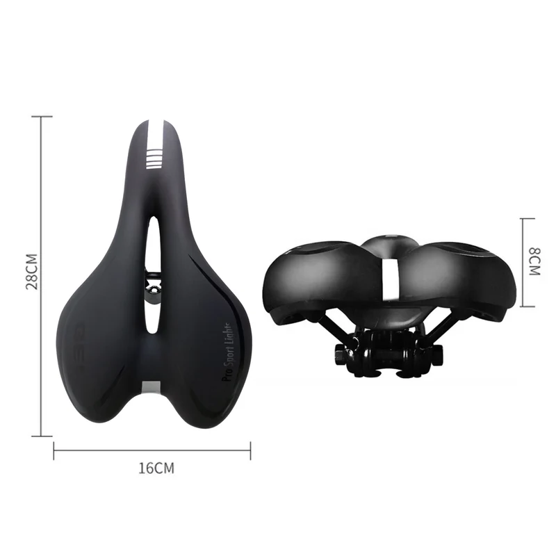 Fietszadel Unisex Selle Gel comfort Fiets Zadel Racefiets Dames Heren Royal