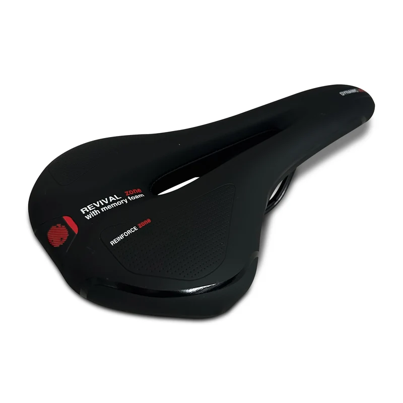 Fietszadel Comfort Soft 28x15cm Sportzadel Dames/Heren Zwart