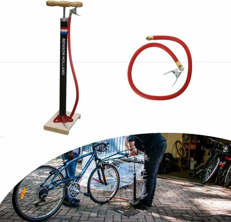 Retro Fietspomp Holland 3 Bar Bandenpomp