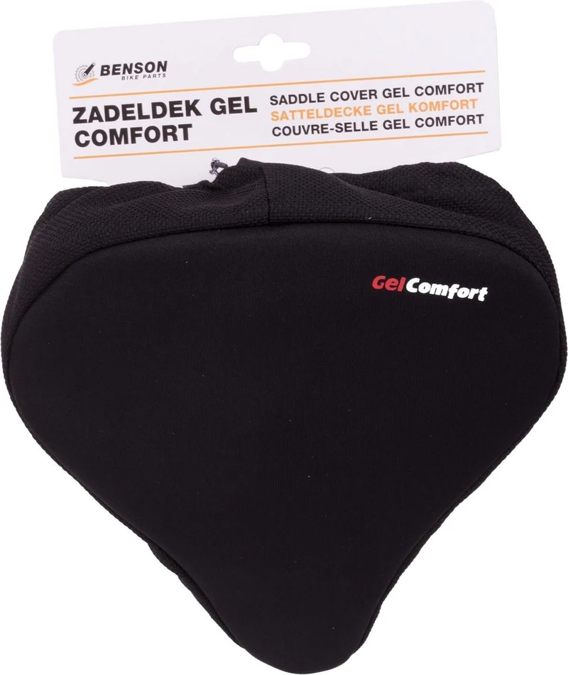 Benson Fietszadeldek Comfort met Gel - Dames/Heren - Zwart