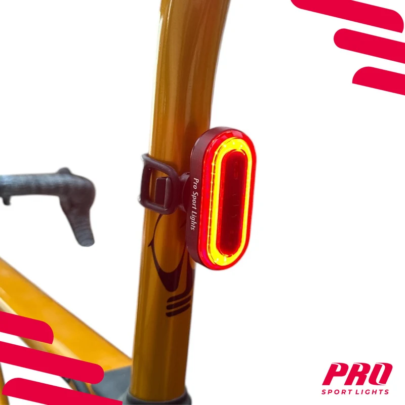 Fietsverlichtingsset Pro Sport Lights - 1200 & 100 Lumen - USB Oplaadbaar