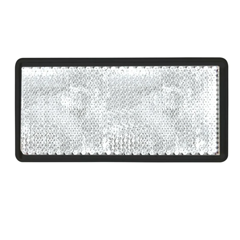 Réflecteur blanc rectangle à coller