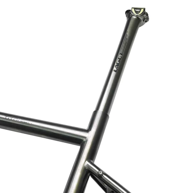 Laget Titanium Straight Seatpost | 0mm (Zero)-Offset, 27.2/31.6mm