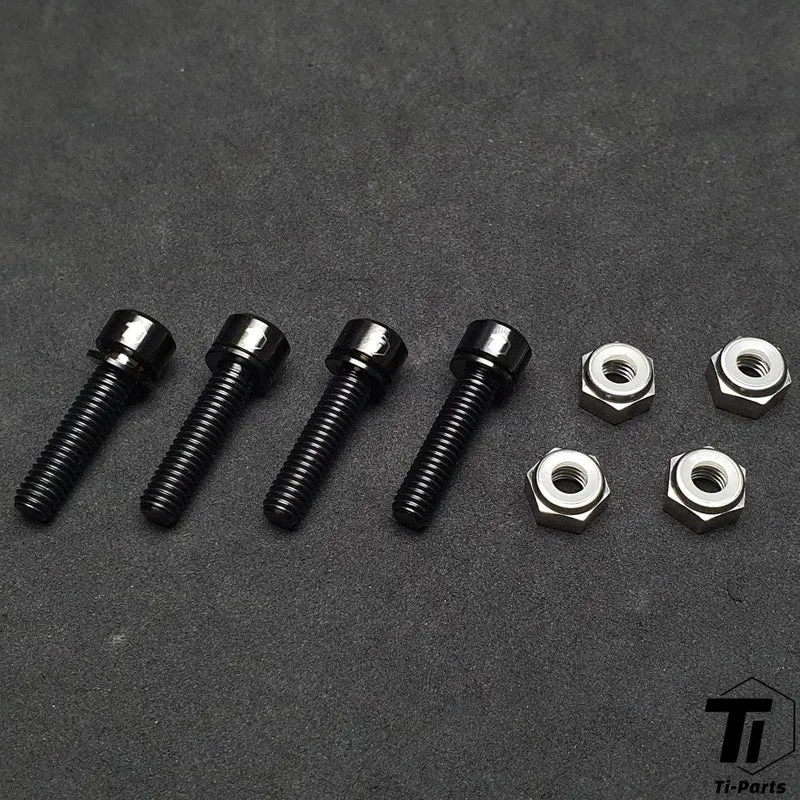 Titanium Bolt Upgrade kit for Tactical Helmet | Anti Rust | Grade 5 Titanium Screw
