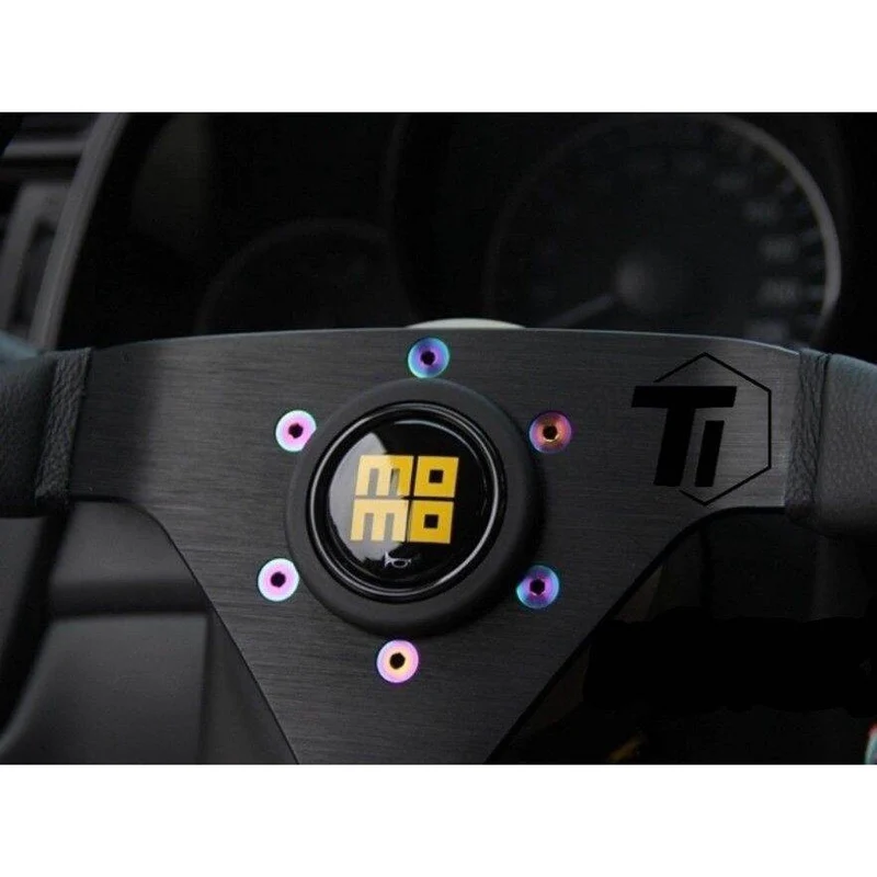 Titanium bolt for Steering Wheel MOMO NARDI VERTEX OMP SPOON JS Heritage Indy R1909 33S Sparco NRG Innovations Deep