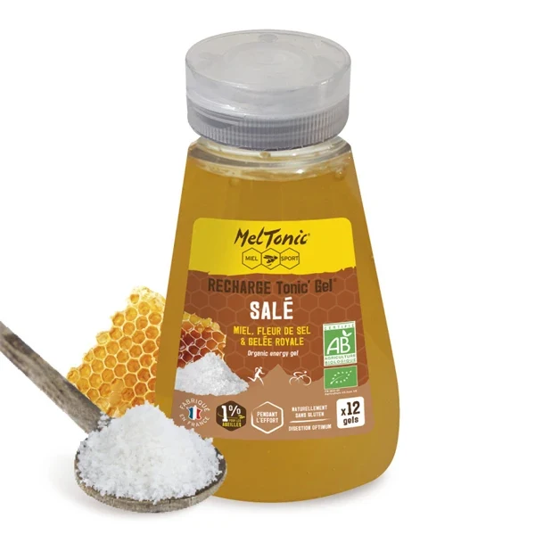 Recharge Eco Tonic'Gel Salé BIO (250g) - Miel, Fleur de sel & Gelée royale