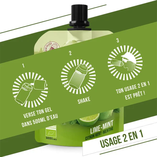 Gel Naturel BIO (85g) - Citron Vert & Menthe