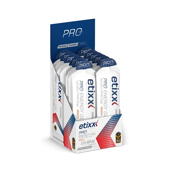 ETIXX - Pro Line Energy Gel Double Carb BOX (12x60ml) - Goût au Choix