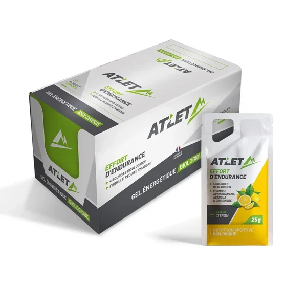 ATLET - Gels Énergétiques BIO Box (45x25g) - Goût au Choix
