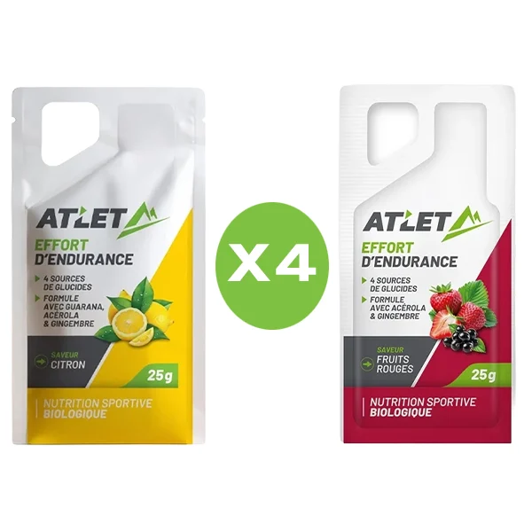 ATLET - Gels Énergétiques BIO (8x25g) - Discovery Pack