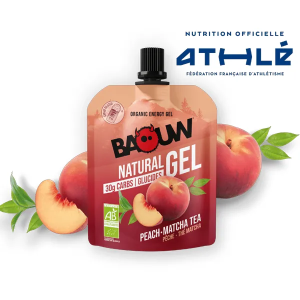 Gel Naturel BIO (85g) - Peche & Thé Matcha