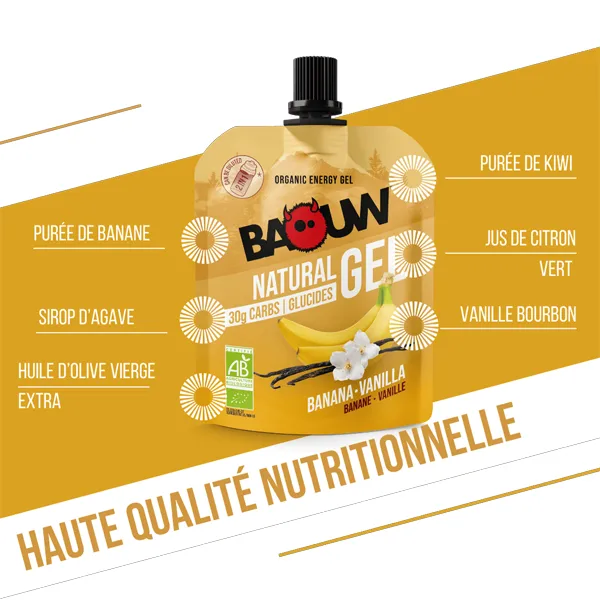 Gel Naturel BIO (85g) - Banane & Vanille