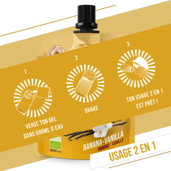 Gel Naturel BIO (85g) - Banane & Vanille