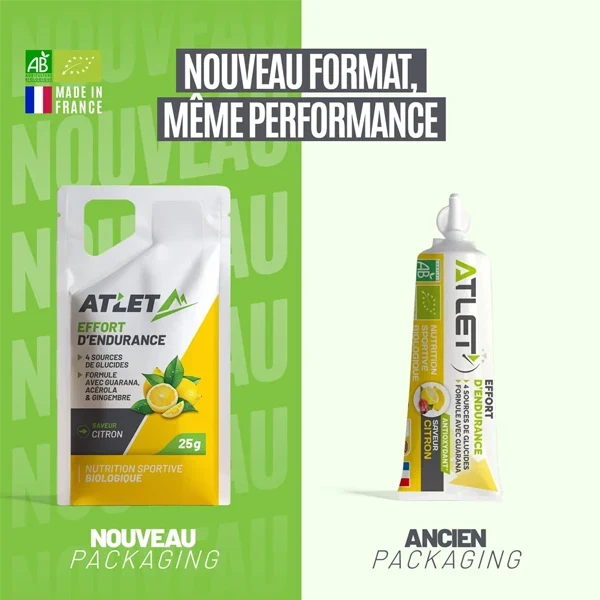Gel Énergétique BIO (25g) - Citron Guarana