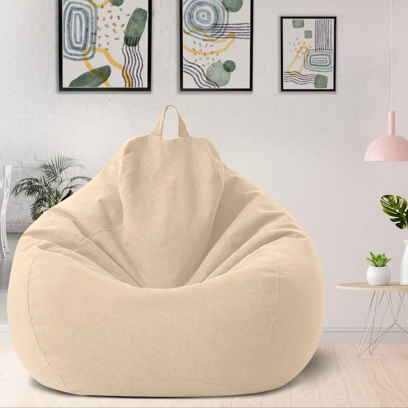 Zachte Linnen Zitzakhoes – Ergonomisch Comfort & Modern Design voor Woonkamer | Sansoti