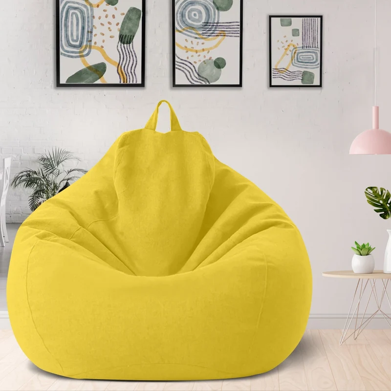 Zachte Linnen Zitzakhoes – Ergonomisch Comfort & Modern Design voor Woonkamer | Sansoti