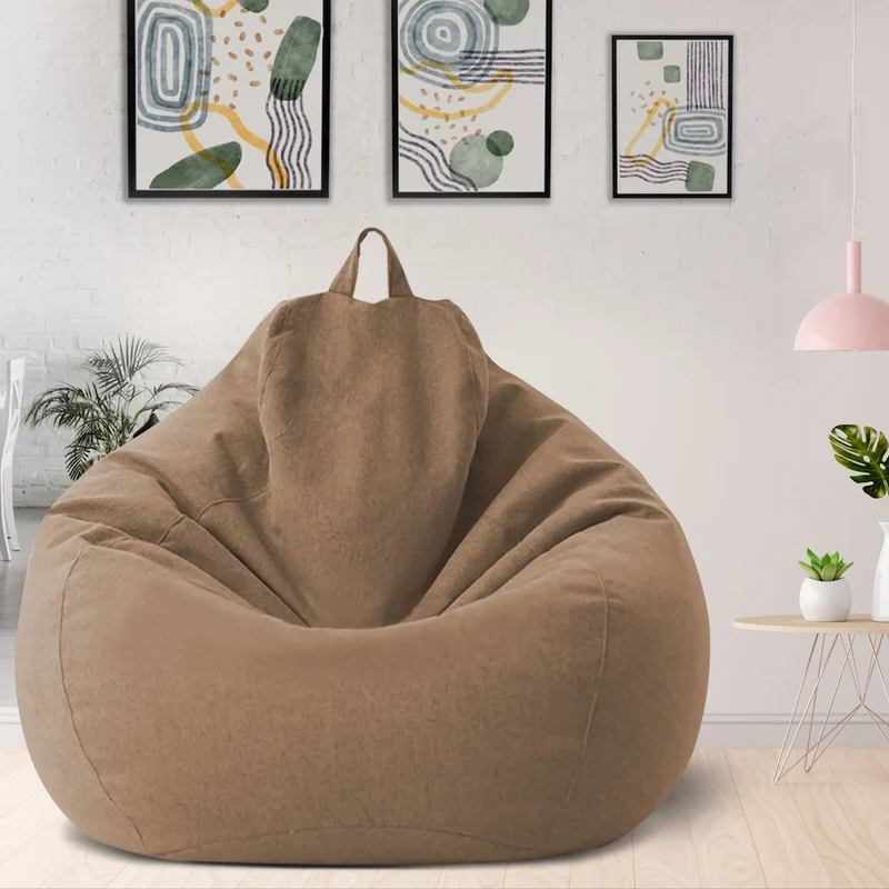 Zachte Linnen Zitzakhoes – Ergonomisch Comfort & Modern Design voor Woonkamer | Sansoti