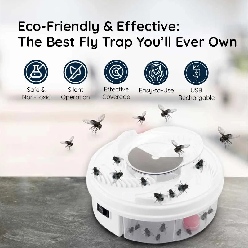 USB Insectenval Stil Systeem Vliegenbestrijding Zonder Geluid Geurlokstof Compact Effectief Huishouden | Sansoti