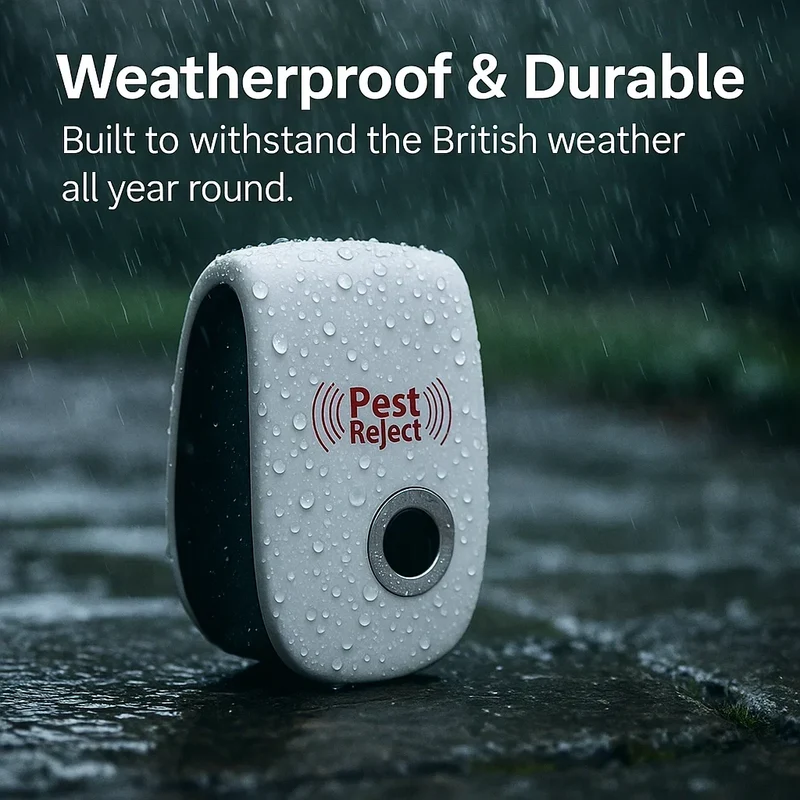 Stornfield | Ultrasonic Squirrel Repeller Device - Effective Pest Control to Deter Squirrels in 48 Hours for Gardens & Yards