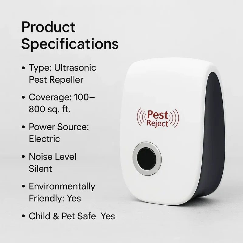 Stornfield | Ultrasonic Squirrel Repeller Device - Effective Pest Control to Deter Squirrels in 48 Hours for Gardens & Yards