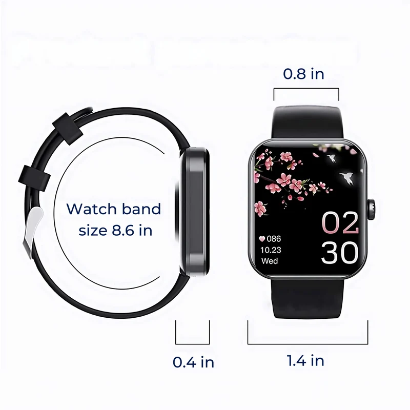 Non-Invasieve Glucosemeter Smartwatch met Realtime Monitoring en Trendanalyse voor Bloedsuikerbeheer | Sansoti