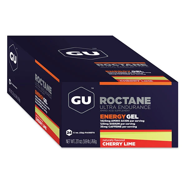 Roctane Ultra Endurance Energy Gel (32g) - Cerise-Citron Vert (Caffeine)