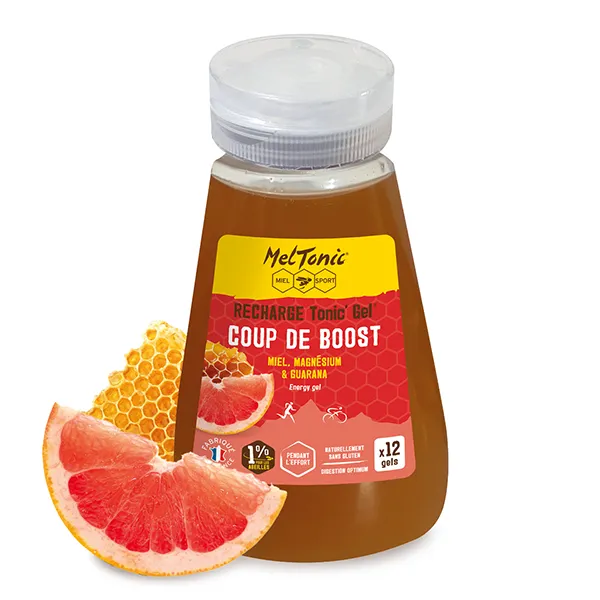 Recharge Eco Tonic'Gel Coup de Boost BIO (250g) - Miel, Magnésium & Guarana