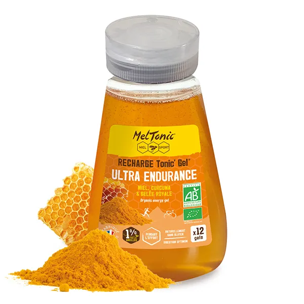 Recharge Eco Tonic'Gel Ultra Endurance BIO (240g) - Miel, Curcuma & Gelée royale