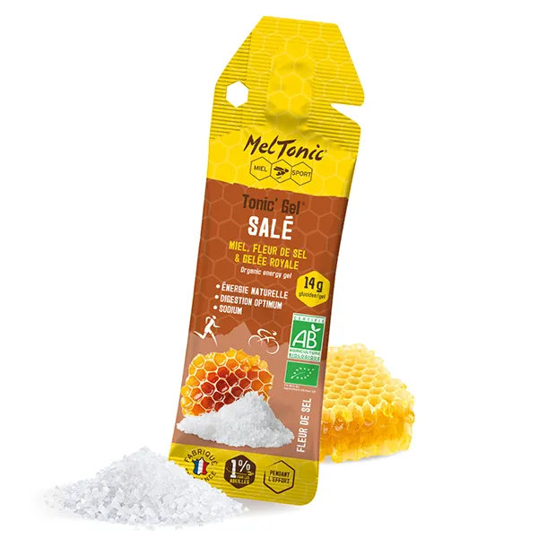 Tonic'Gel Salé BIO (20g) - Miel, Fleur de sel & Gelée royale