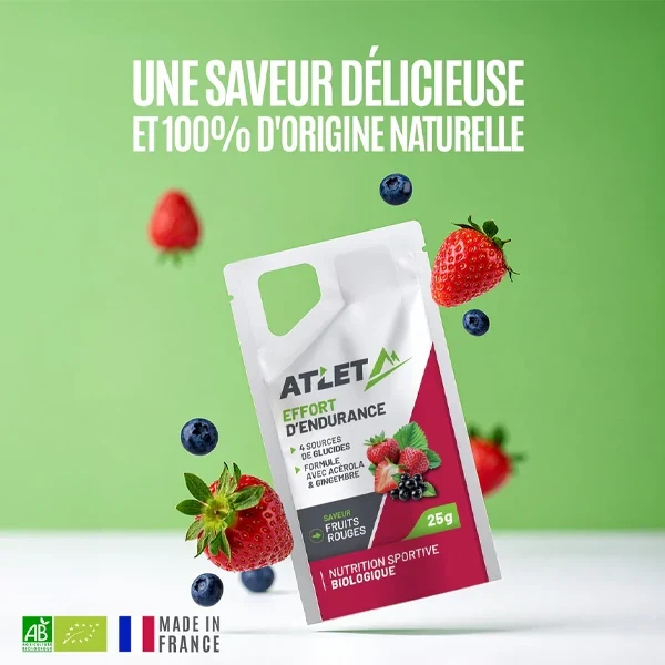 Gel Énergétique BIO (25g) - Fruits Rouges
