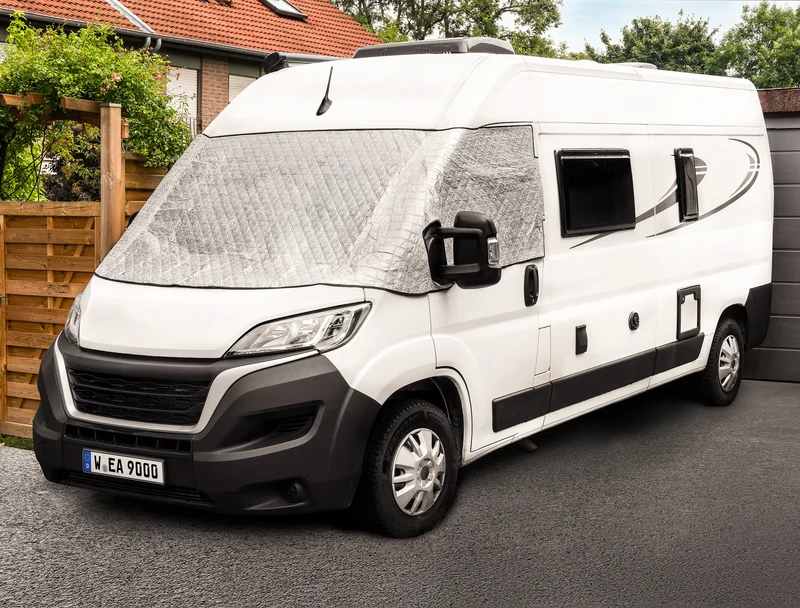Protège pare-brise camping-car & fourgon en aluminium