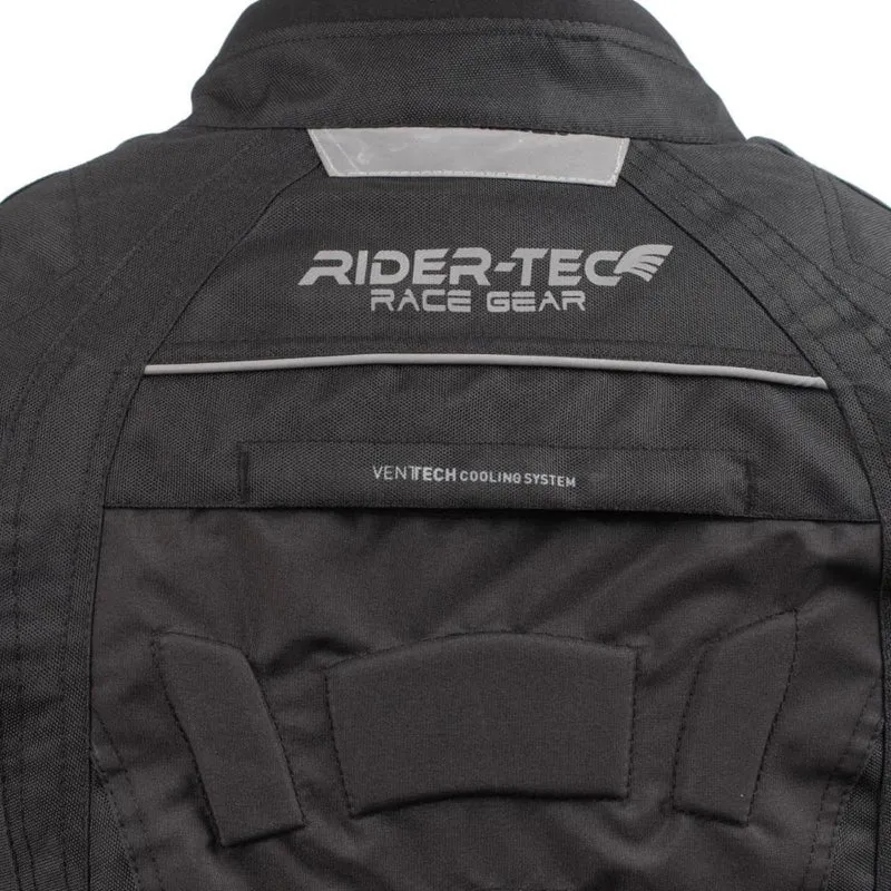 Blouson de Moto Femme Urban Lady Rider-Tec Textile Noir