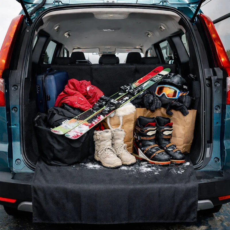 Protection de coffre intégrale sur mesure compatible avec Dacia Jogger par b&m brands and markets