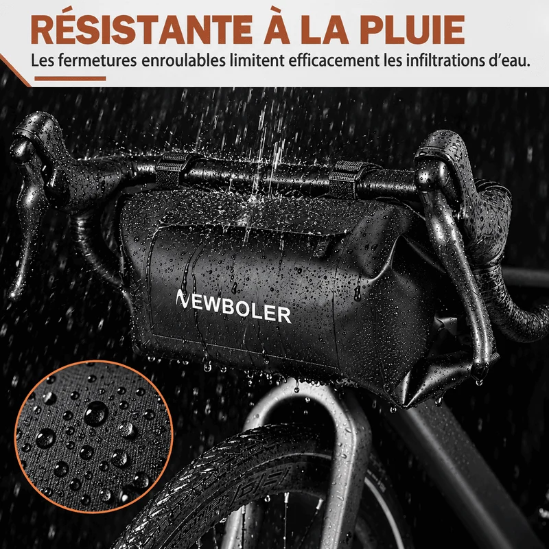 Sacoche vélo guidon avant 7L étanche