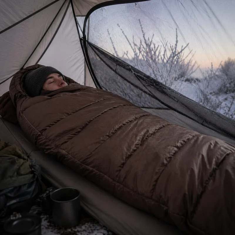 Sac de Couchage Grand froid extrême Bivouac, Trekking en montagne | Imperméable -3°C