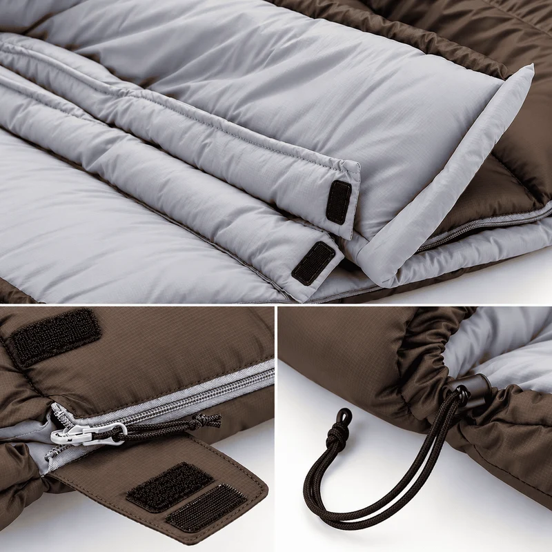 Sac de Couchage Grand froid extrême Bivouac, Trekking en montagne | Imperméable -3°C