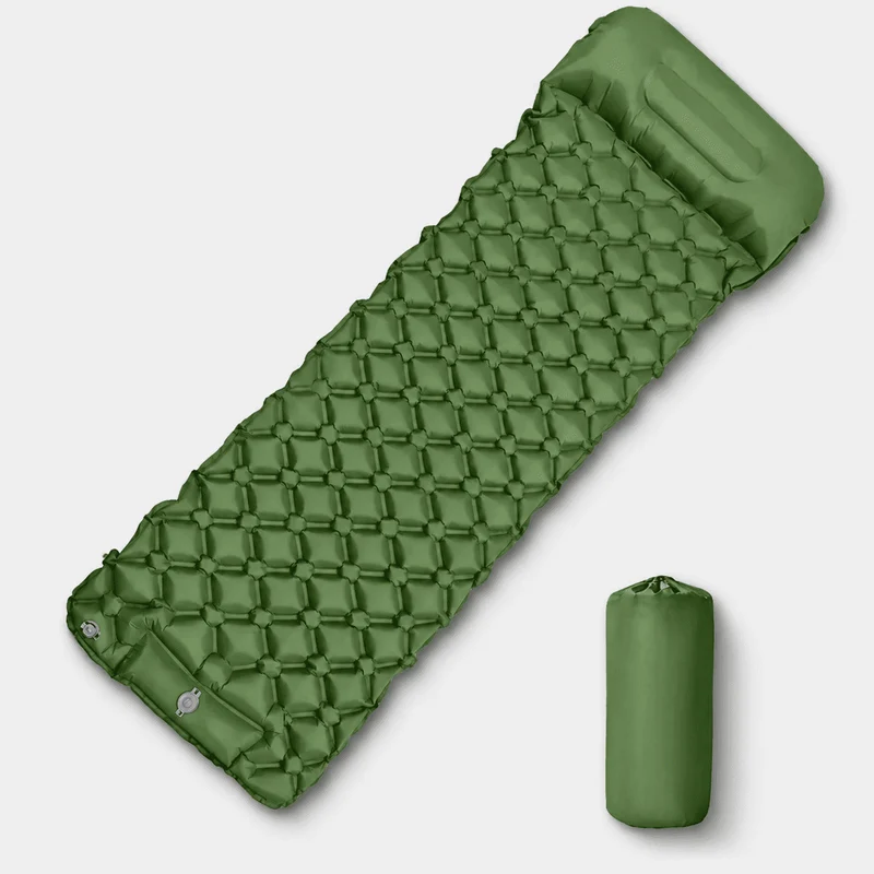 Matelas gonflable 1 personne Camping & Bivouac | avec oreiller