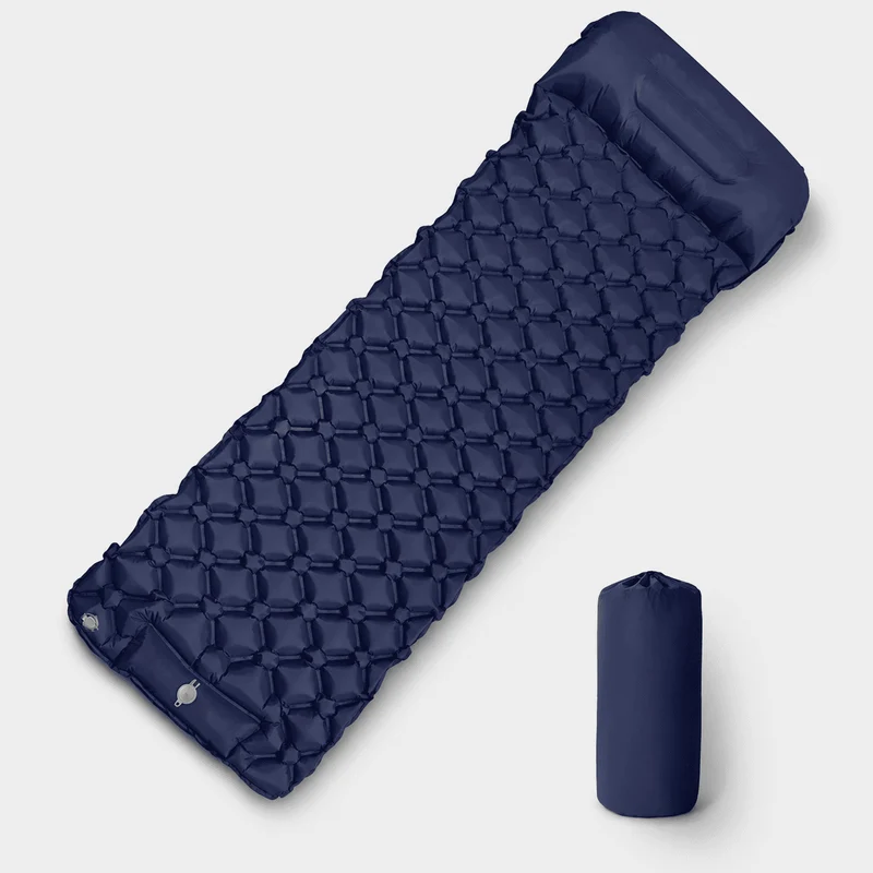 Matelas gonflable 1 personne Camping & Bivouac | avec oreiller