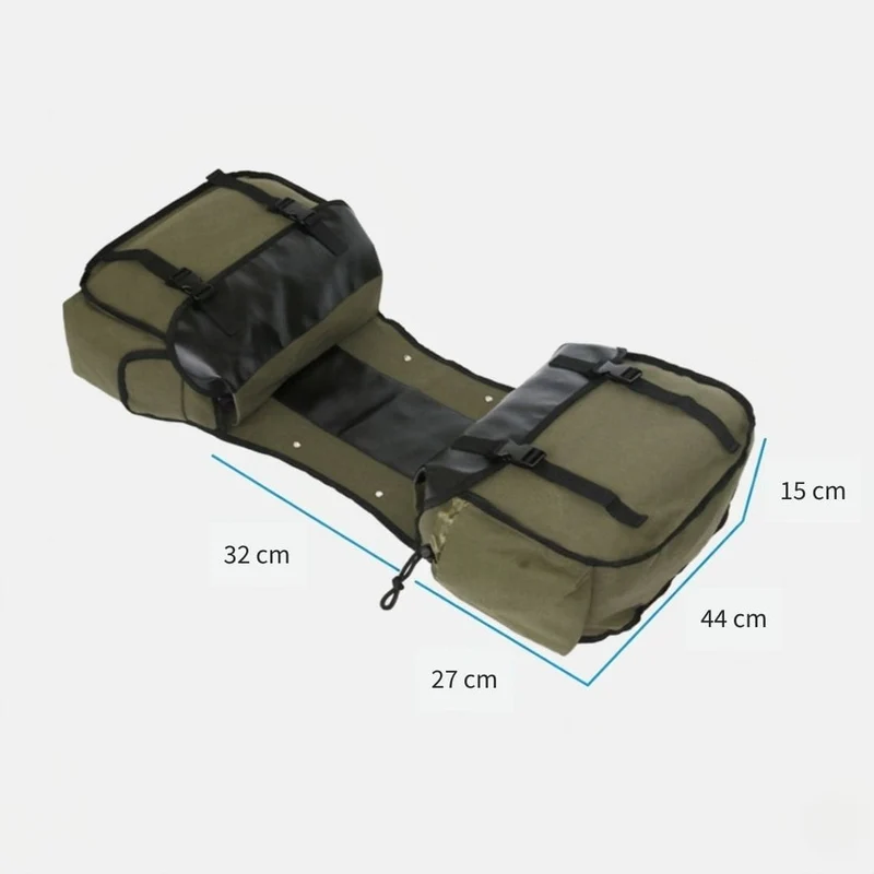 Double sacoche étanche de porte bagage, pour vélo de ville | 30L