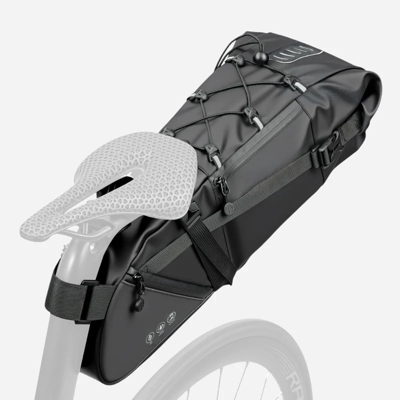 Sacoche de Selle étanche compatible tous vélos gravel et VTT | 15L