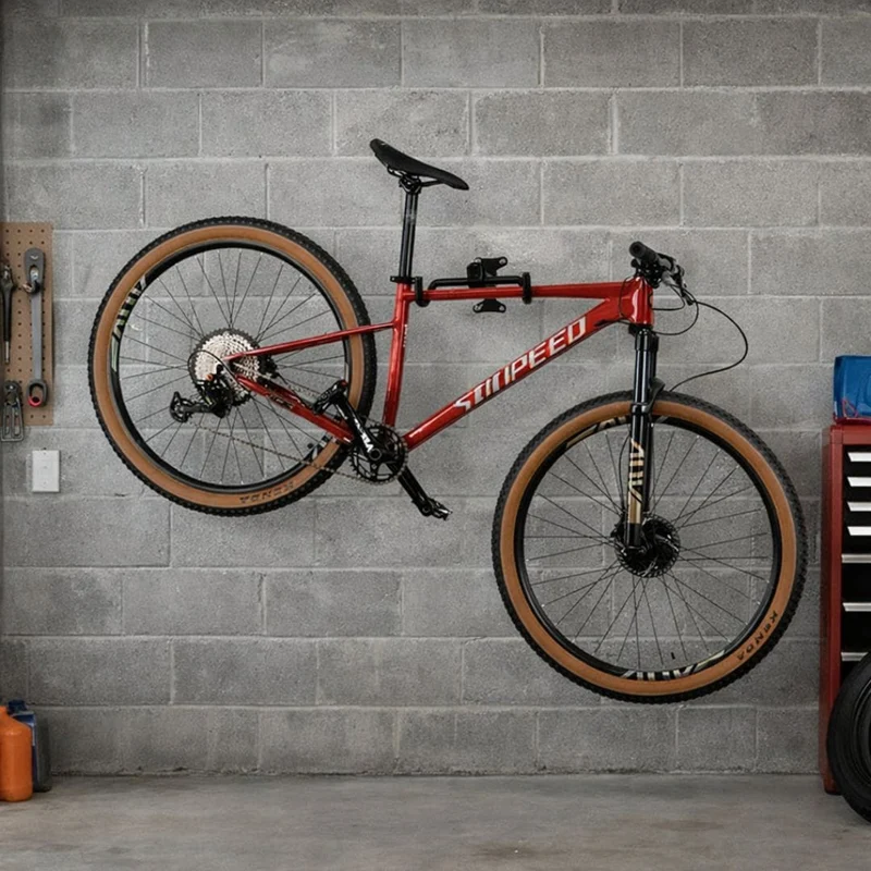 Support mural pour vélo horizontal | jusqu'à 25 Kg
